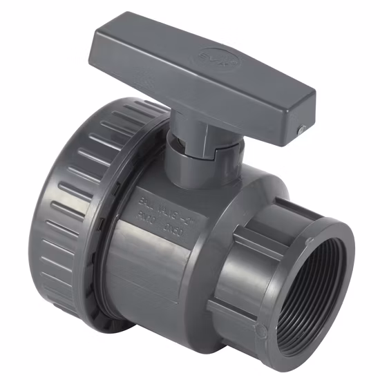 Produttore cinese di valvole a sfera a unione singola in plastica UPVC per l'approvvigionamento idrico