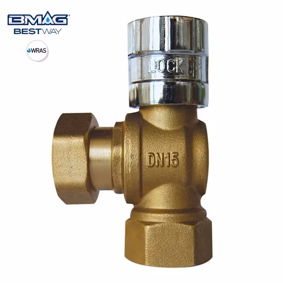 Valvola a sfera con serratura magnetica inviolabile in ottone Cw617n Dzr