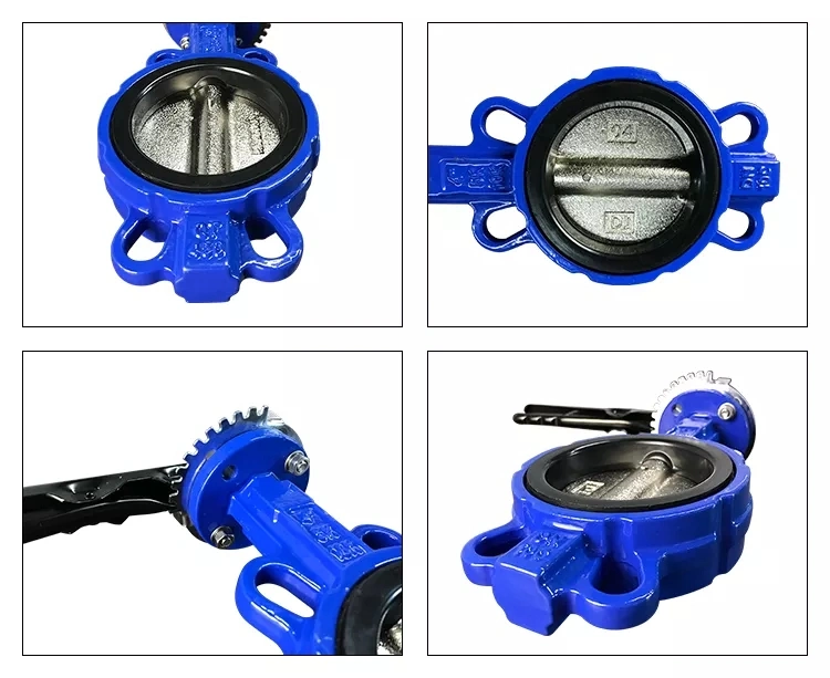 Hot Products Di Wcb Carbon Steel Aluminium Bronze DN50-DN300 Resilient Nylon Soft Seal BS En JIS DIN ANSI 150lb Flange Butterfly Valve