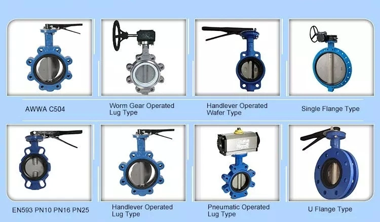 Hot Products Di Wcb Carbon Steel Aluminium Bronze DN50-DN300 Resilient Nylon Soft Seal BS En JIS DIN ANSI 150lb Flange Butterfly Valve