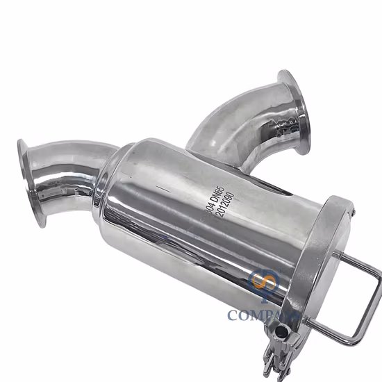 Nuovo filtro a rete a tre morsetti di tipo Y in acciaio inossidabile sanitario