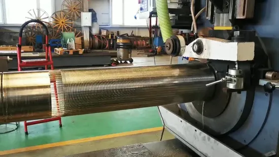 Filtro per tubo filtrante con schermo a cuneo Johnson scanalato in acciaio inossidabile per la filtrazione industriale